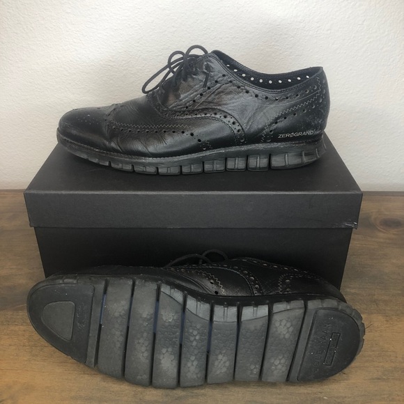 Cole Haan Other - Cole Haan Zerogrand Black Wingtip Oxfords Sz 11.5